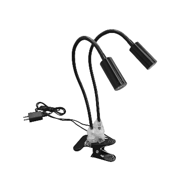 Лампа двойная LED (С зажимом) фото в интернет-магазине 05gsm.ru