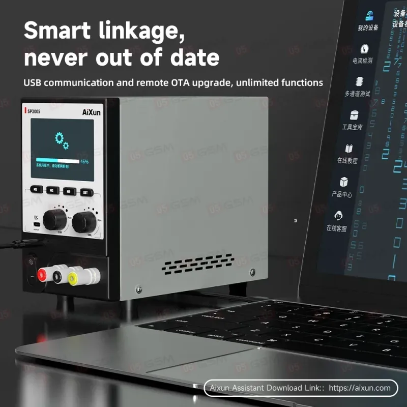 Блок питания Aixun SP3005 (Линейный; программируемый; 30 В; 5 А) фото в интернет-магазине 05gsm.ru