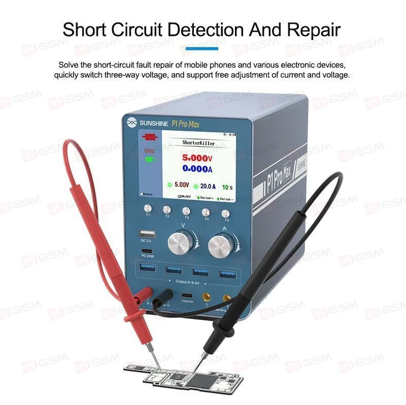 Блок питания со сваркой и шорткиллером Sunshine P1 Pro Max (Импульсный; 28 В; 6 А) фото в интернет-магазине 05gsm.ru