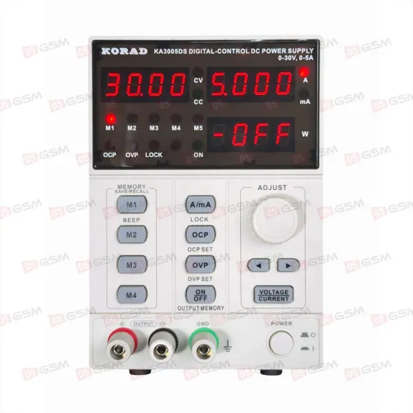 Блок питания Korad KA3005DS (Линейный; 30 В; 5 А) фото в интернет-магазине 05gsm.ru