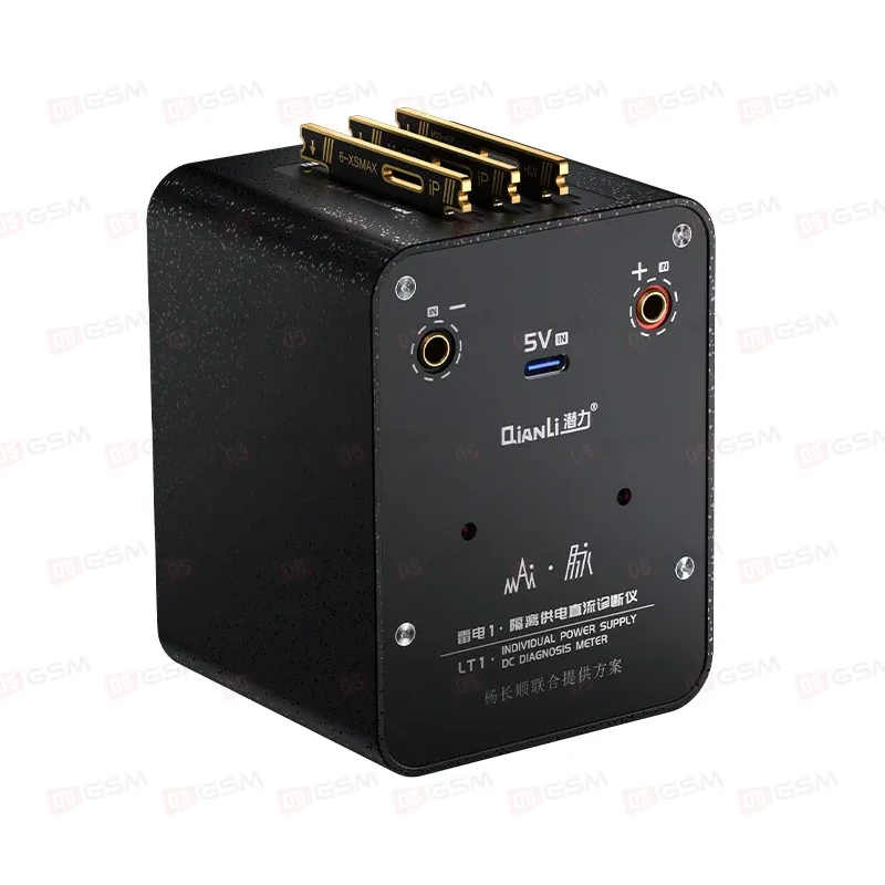 Блок питания Qianli LT1 (Импульсный; миниатюрный; полный комплект iPhone и держатель; 30 В; 2 А) фото в интернет-магазине 05gsm.ru