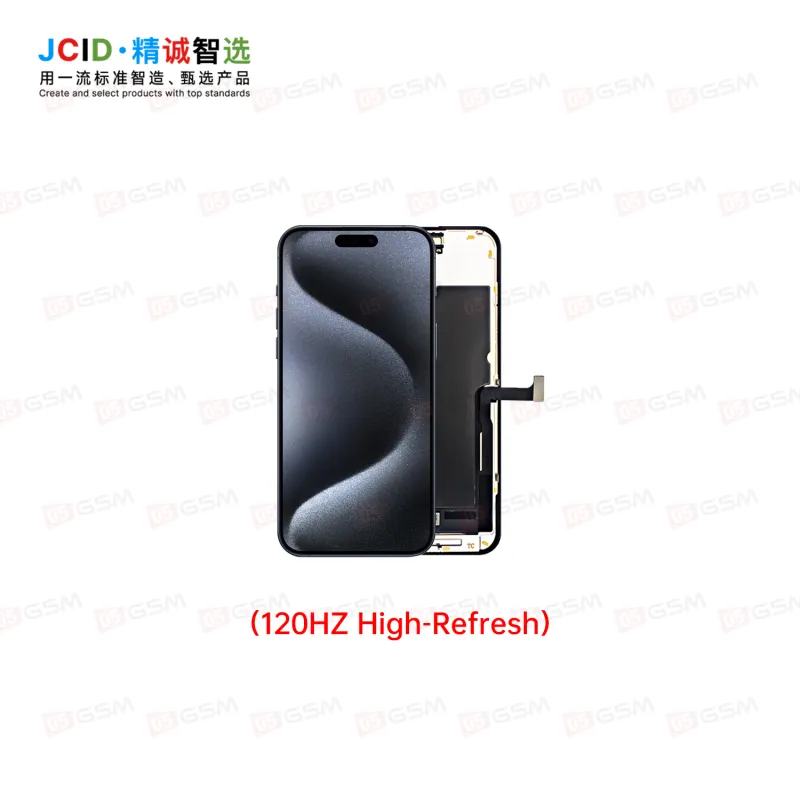 Дисплей iPhone 15 Pro (JCID OLED-15P; матрица Soft OLED; 120 Гц) фото в интернет-магазине 05gsm.ru