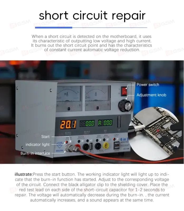 Блок питания TBK-216 (Импульсный; 6 в 1; 20 В; 5 А) фото в интернет-магазине 05gsm.ru